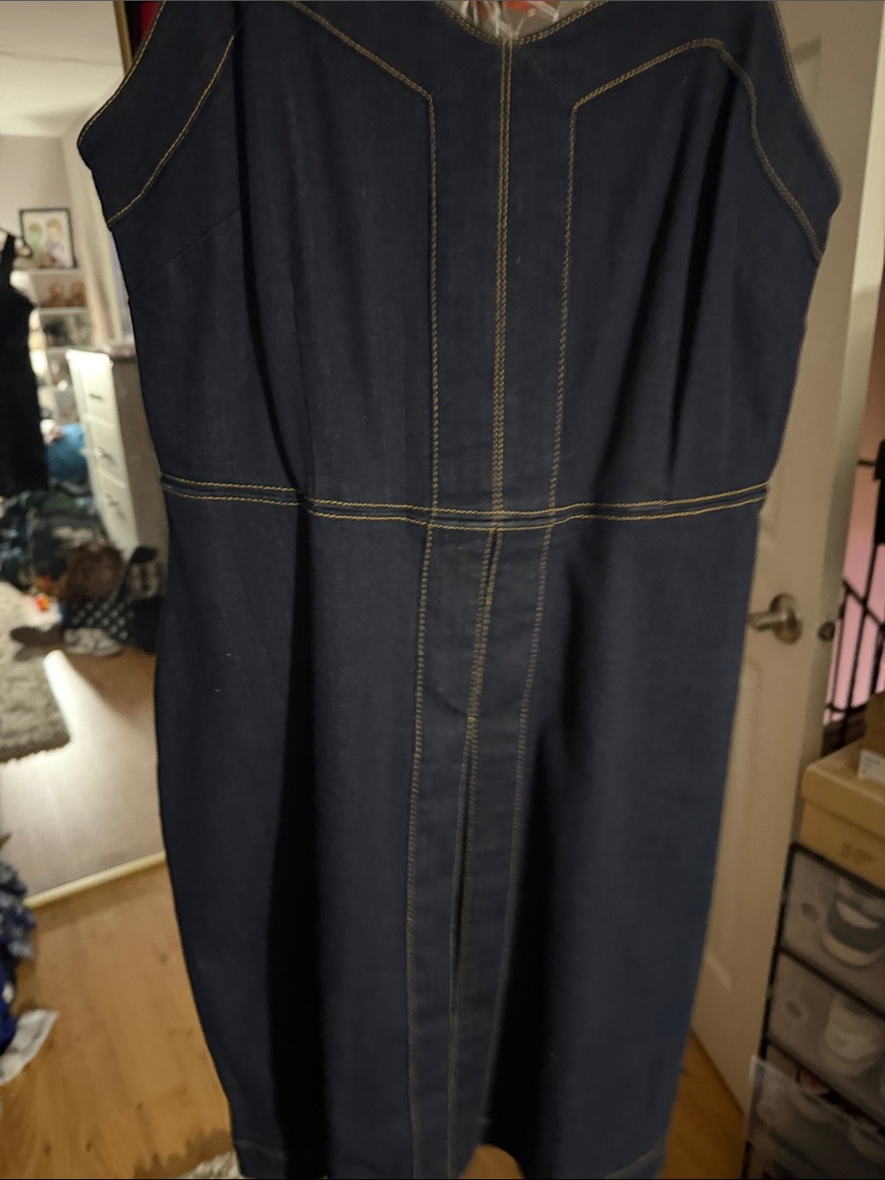 INC International Concepts Dark Blue Straight Jeans
